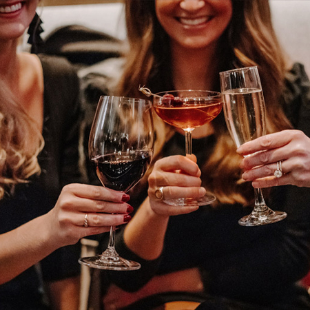 bourbon and bubbles in charleston